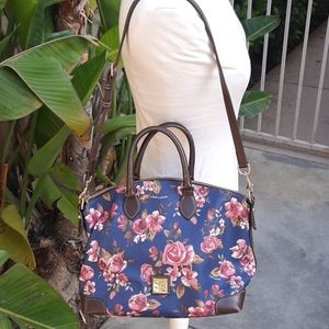 Dooney and Bourke Cabbage Rose satchel bag  purse